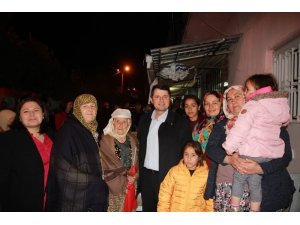Köşk adayı Veli Tuna, çalışmalarını Yavuzköy’de sürdürdü