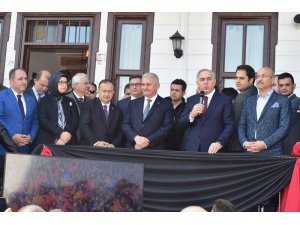 Binali Yıldırım ve Fatih Belediye Başkan adayı Turan Kastamonulularla buluştu