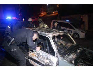 Eski kocasının aracını kundakladığı iddiası polisi harekete geçirdi
