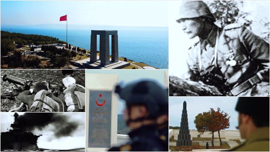 Jandarmadan "Çanakkale Zaferi" videosu