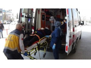 Merdivenden düşerek hastanelik oldu