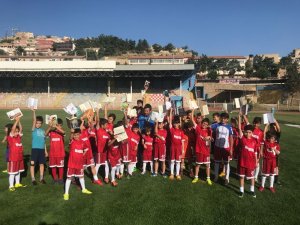 Mardin’de geleceğin futbolcuları yetişiyor