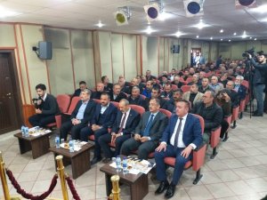 Mehmet Özhaseki hurdacı esnafıyla buluştu