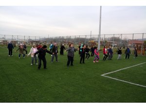 Yaşampark’ta kadınlara özel sabah sporu büyük katılımla sürüyor