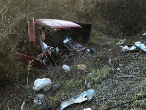 Alkollü sürücü yolda arıza yapan araca çarptı: 5 yaralı
