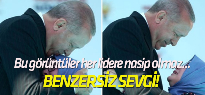 Benzersiz sevgi! Bu görüntüler her lidere nasip olmaz...