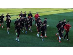 A Milli Takım hazırlıklarını sürdürdü