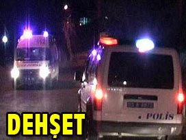 Polisin evinde katliam