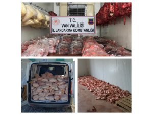 Van’da kaçak et operasyonu