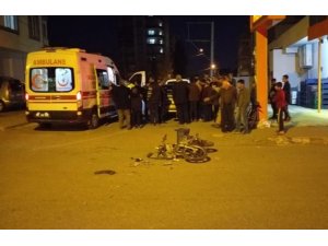 Otomobil ile motosiklet çarpıştı: 1 yaralı