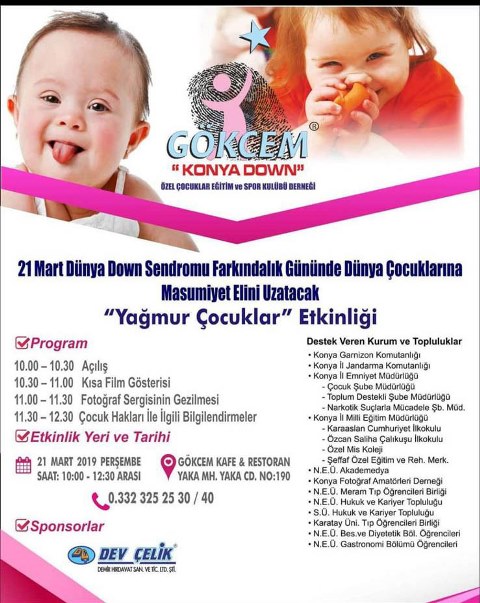 Özel çocuklardan etkinlik