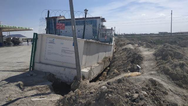 Konya'da istinat duvarı çöktü