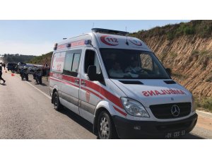 Minibüs devrildi: 19 yaralı