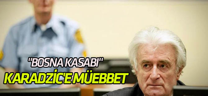"Bosna Kasabı" Karadzic'e müebbet