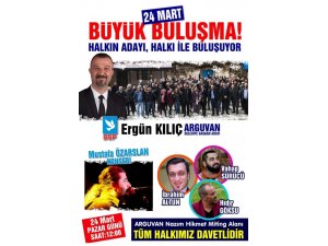 DSP adayı Kılıç’tan ‘Büyük buluşma’ etkinliği
