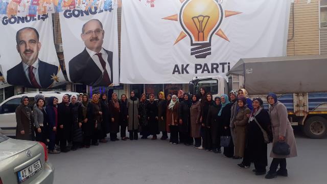 AK Partili kadınlar Karapınar’da