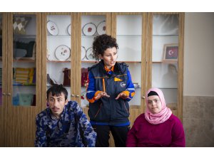 Down sendromlu çocuklardan deprem tatbikatı