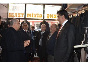 MHP Genel Başkan Yardımcısı Prof. Dr. Mevlüt Karakaya, Tercan’da esnafı ziyaret etti, Başkan Yılmaz’a destek istedi