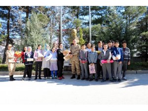 Öğrencilerden Albay Başaklıgil’e Ziyaret