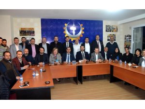 DSP Büyükçekmece Belediye Başkan adayı Şahbaz’dan iş adamlarına ziyaret