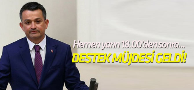 Destek müjdesi geldi! Hemen yarın 18.00'den sonra...
