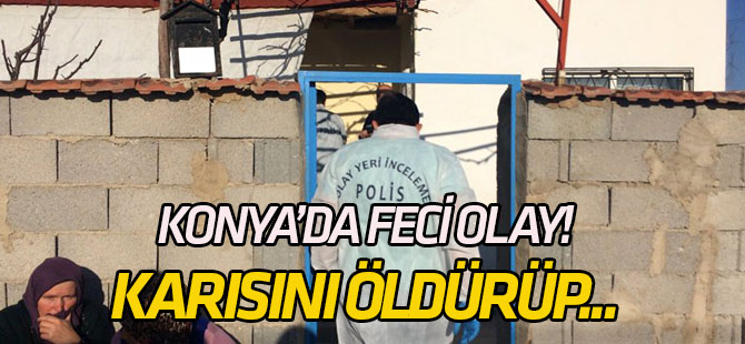 Karısını öldürüp intihar girişiminde bulundu
