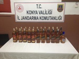 Jandarmadan kaçak içki operasyonu: 2 gözaltı