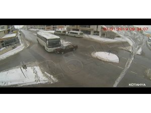 Kaza görüntüleri kameralarda