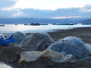 Beyşehirli balıkçılar ip ağ uygulamasına karşı