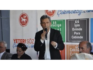 DP Çekmeköy adayından kira yardımı projesi