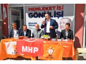 Aksoy, Akseki’de Türel ve Özkan için destek istedi