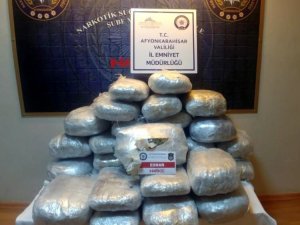 Afyonkarahisar’da 97 kilo esrar ele geçirildi