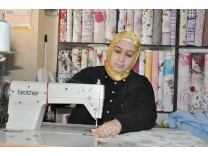 Kendi işinin patronu oldu, şimdi Avrupa’ya tül perde dikiyor