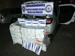 Kahramanmaraş’ta kaçak sigara operasyonu
