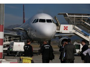 A Milli Futbol Takımı, Arnavutluk'tan ayrıldı