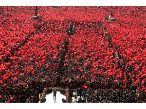 Cumhurbaşkanı Erdoğan   "Büyük İstanbul Mitingi"nde konuştu