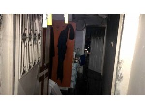 Sobadan çıkan yangın mahalleyi ayağa kaldırdı