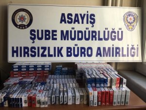Güvenlik kamerası kaydını da çalmaları hırsızları polisten kurtaramadı