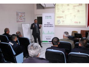 ÇEDAŞ itfaiye çalışanlarına eğitim verdi
