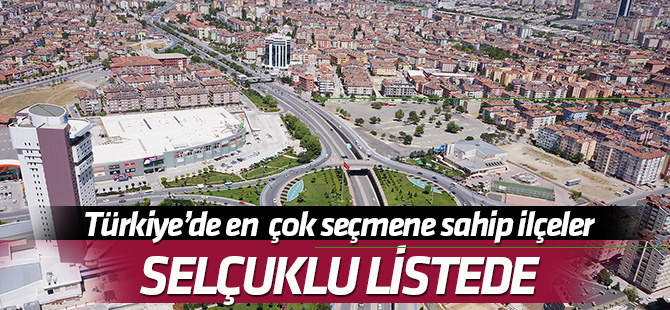 Türkiye'nin en çok seçmene sahip ilçeleri