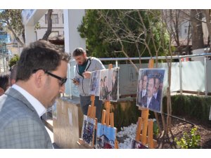 Muhsin Yazıcıoğlu anısına resim sergisi açıldı