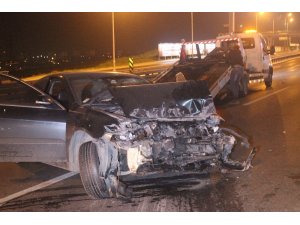 D-100 karayolunda trafik kazası: 1’i polis 3 kişi yaralı