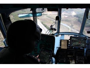 Jandarmadan helikopterli denetim