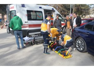 Bilecik’te otomobil yayaya çarptı : 1 yaralı