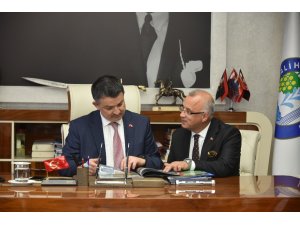 Bakan Pakdemirli, Başkan Kayda’yı ziyaret etti