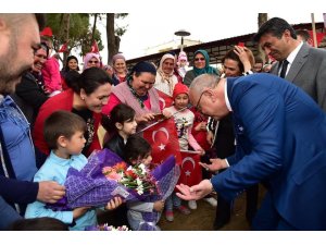 Cengiz Ergün’e Sarıgöl’de yoğun ilgi
