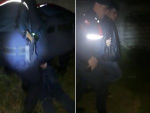 PKK terör örgütü propagandası yapan şüpheli jandarma ekiplerince yakalandı