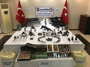Mardin’de cephanelik ele geçirilen operasyonda 1 tutuklama