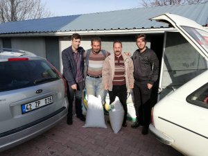 Yalıhüyük çiftçisine tohum dağıtıldı