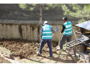 Huzurevinin bakımını hükümlüler yapıyor